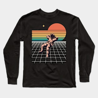 Astronaut Retro Long Sleeve T-Shirt